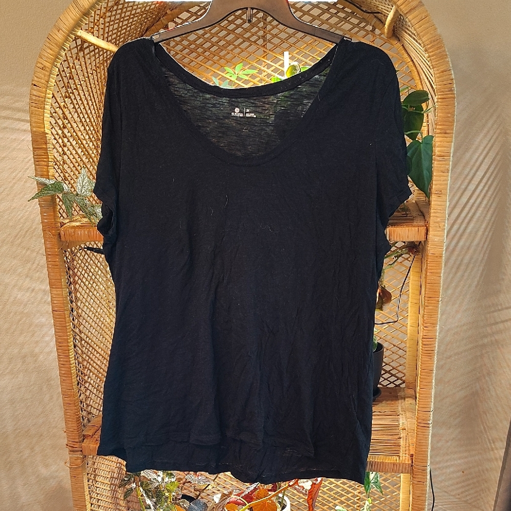 Susina 3x Black Women's Top